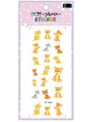 PUTI SHINE STICKER - KEDI