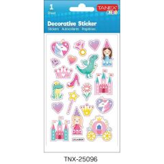 TANEX TNX-25096 PUFFY MASAL KAHRAMANLARI STICKER T