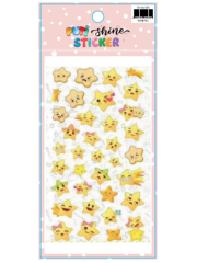 PUTI SHINE STICKER - YILDIZ GULEN YUZLER