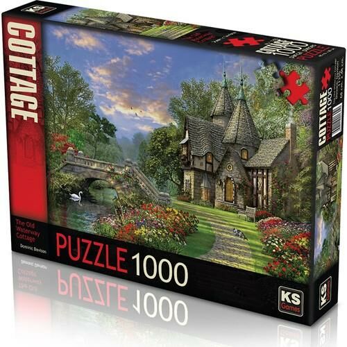 KS PUZZLE 1000 PARCA THE OLD WATERWAY COTTAGE DOMI