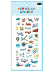 PUTI SHINE STICKER - UCAKLAR