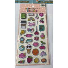 PUTI SHINE STICKER - SEVIMLI SEKILLER
