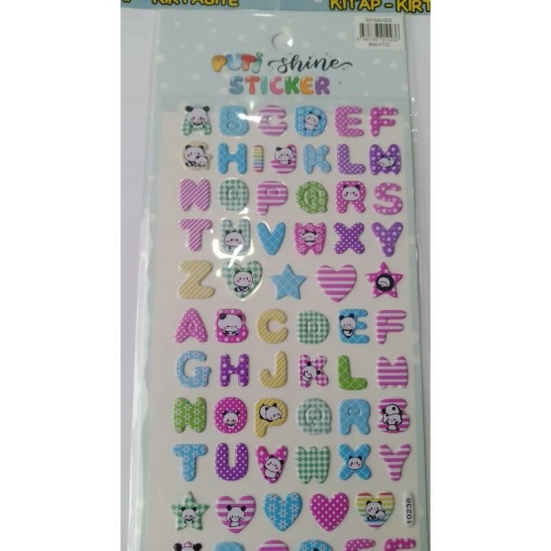 PUTI SHINE STICKER - HARFLER 1