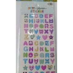 PUTI SHINE STICKER - HARFLER 1