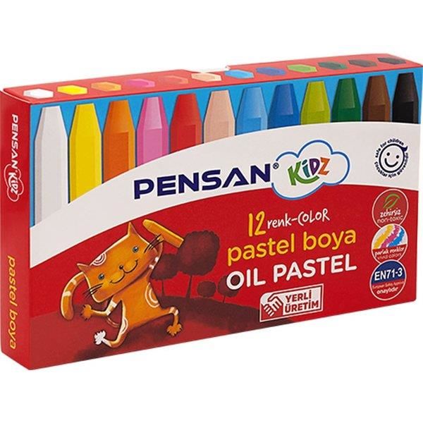 PENSAN PASTEL BOYA KIDZ 12 RENK 98060PB1