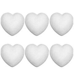 PUTI KOPUK KALP 6.5 cm 6 LI(5008)