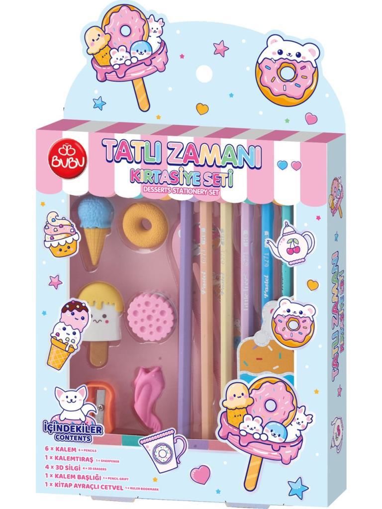 BU-BU KIRTASIYE SETI TATLI ZAMANI BUBU-KST004