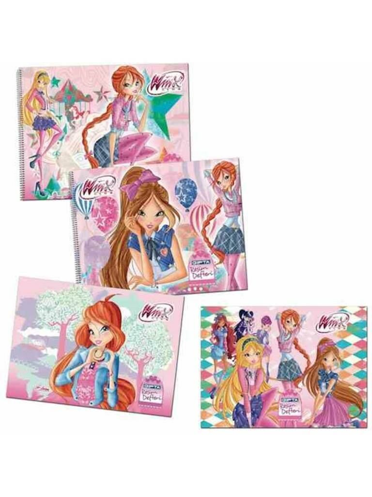 GIPTAD RESIM DEFTERI 25x35 15 YP. WINX (3088)