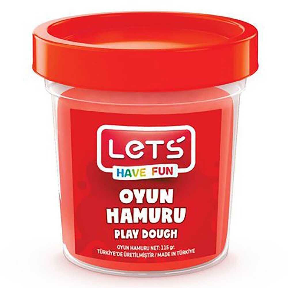 LETS OYUN HAMURU 115 gr KIRMIZI TEKLI (L8440-02)
