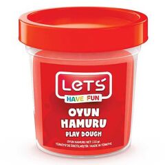 LETS OYUN HAMURU 115 gr KIRMIZI TEKLI (L8440-02)