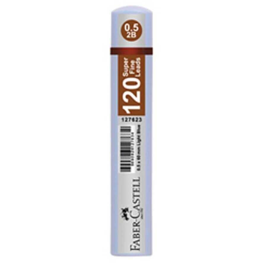 FABER CASTELL GRIP MIN 05 2B 60MM 120 LI ACIK MAVI