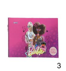 GIPTA 5454 BARBIE SPIRALLI RESIM DEFTERI 17x24 cm