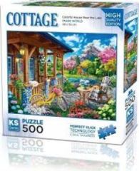 KS GAMES PUZZLE 500 PARCA COLORFUL HOUSE NEAR THE