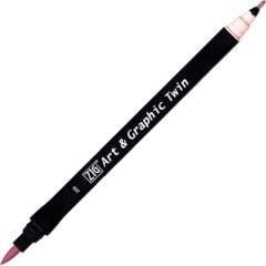 ZIG ART&GRAPHIC TWIN TUT-80 200 SUGARED ALM. PINK