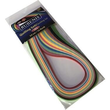PUTI QUILLING SETI - 54 CM  5 MM  16 RENK 160 LI