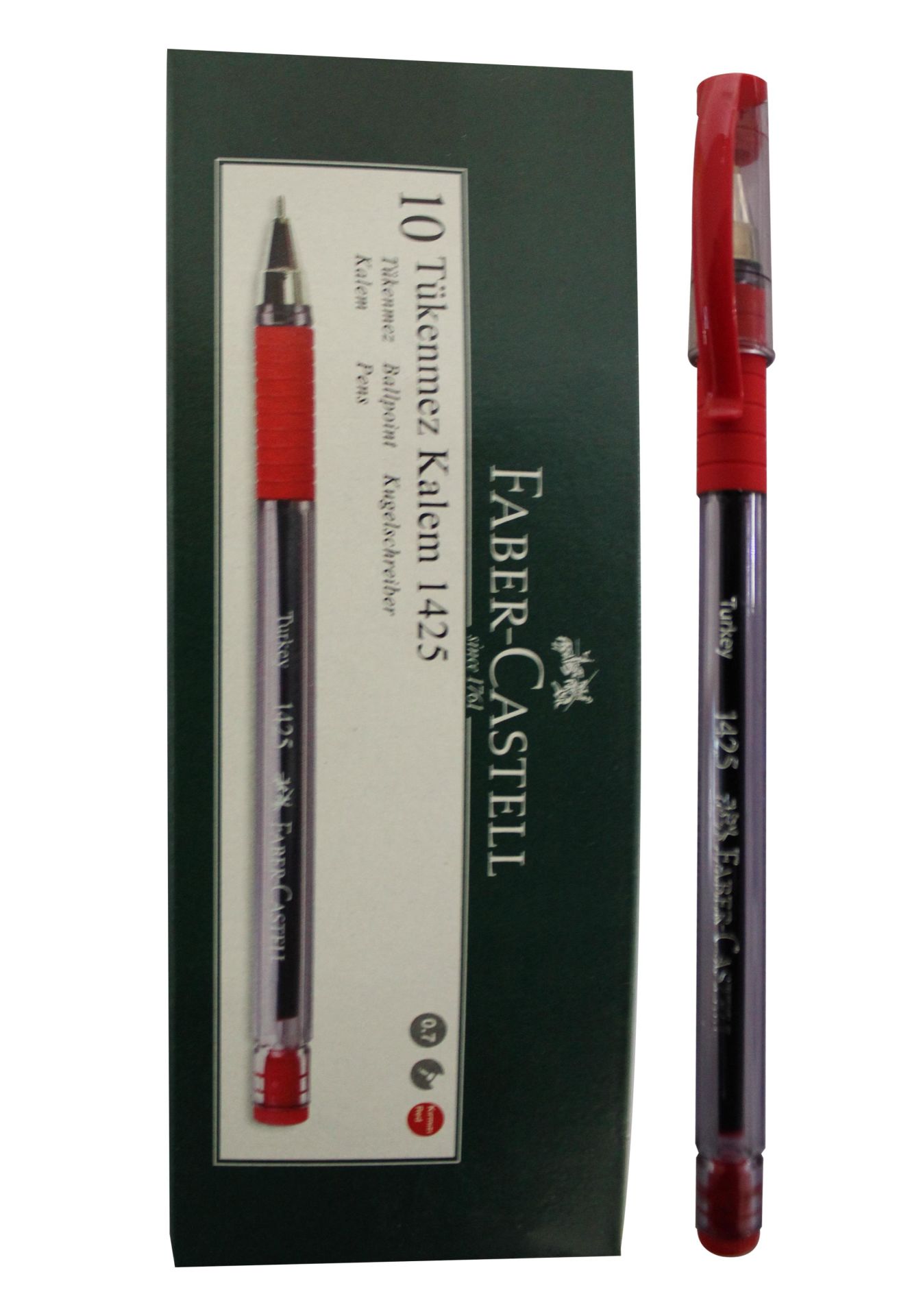 FABER CASTELL (1425) IGNE UC TUKENMEZ KIRMIZI 10LU