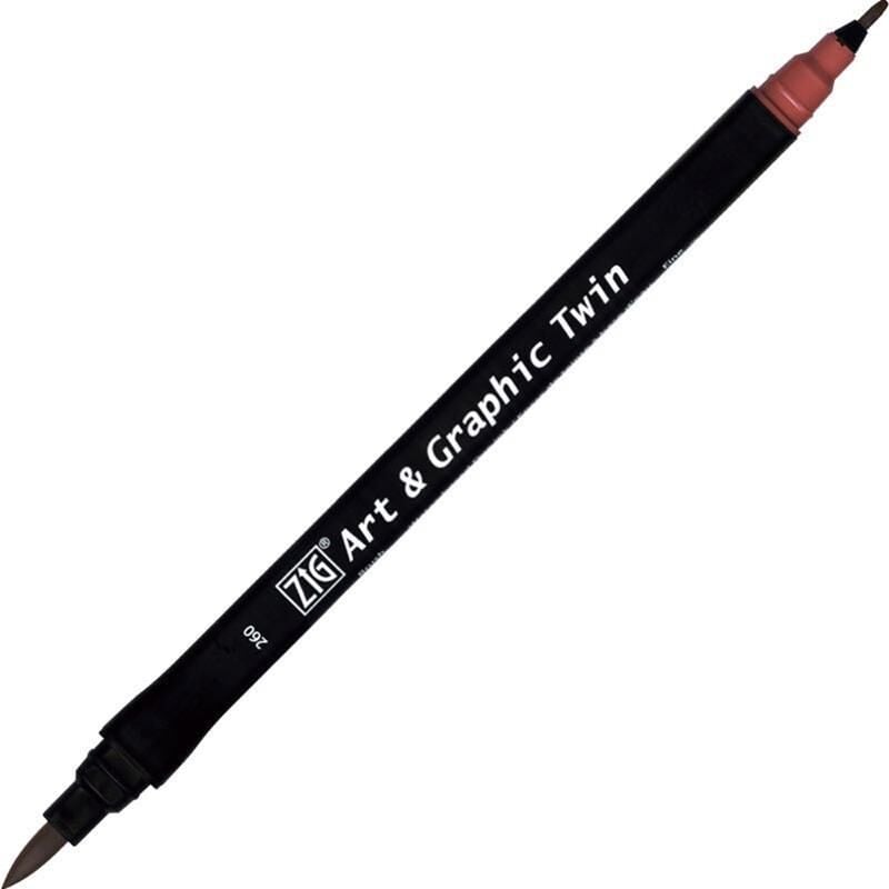 ZIG ART&GRAPHIC TWIN TUT-80 260 DEEP RED.