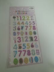 PUTI SHINE STICKER - RAKAMLAR 1