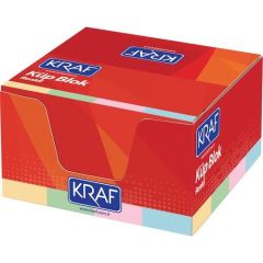 KRAF KUP BLOK RENKLI 8X8 CM (117G)