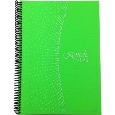 KOMEKS SPIRALLI DEFTER PP KAPAK 120YP CIZGILI 136