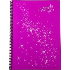 KOMEKS SPIRALLI DEFTER PP KAPAK 120YP CIZGILI 136