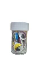 PUTI RENKLI OYNAR GOZ 15 MM  TUP  11448