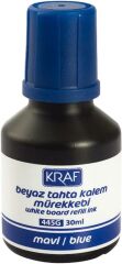 KRAF BEYAZ TAHTA MUREKKEBI 30ml MAVI 1 LI (445G)