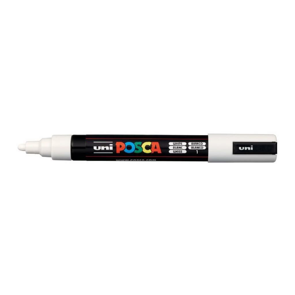 UNI OZEL MARKER POSCA BEYAZ 1 LI (PC-5M)
