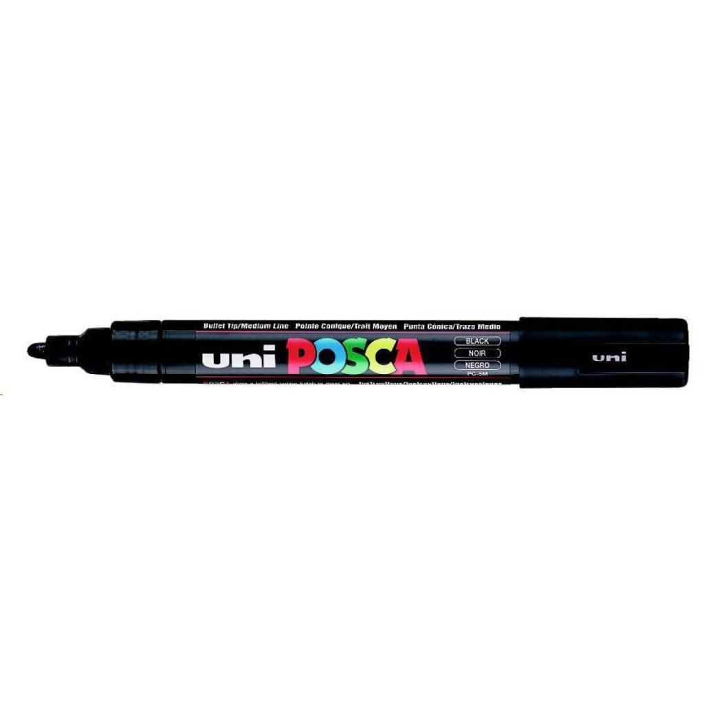 UNI OZEL MARKER POSCA SIYAH 1 LI (PC-5M)