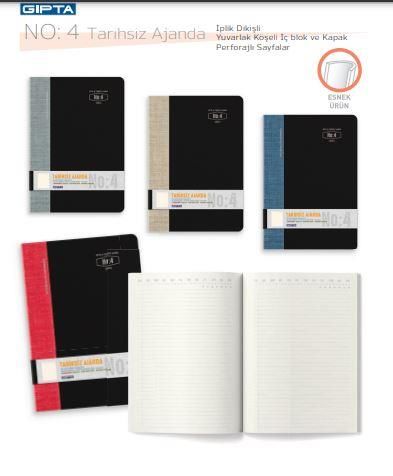 GIPTA AJANDA TARIHSIZ 19x26 NO:4 7324