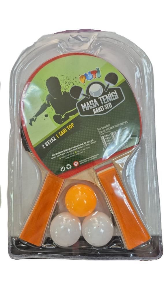 PUTI MASA TENISI SETI 2 RAKET 3 TOP 11677