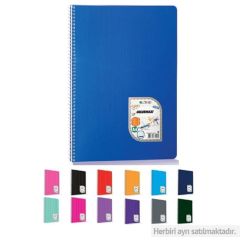 COLORMAXI SPIRALLI DEFTER PP KAPAK A4 120YP KARELI