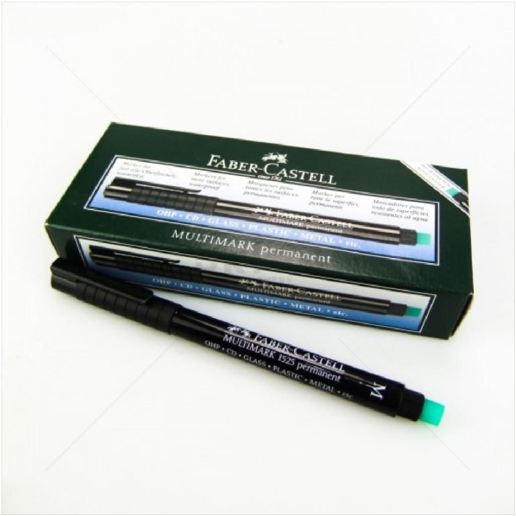 FABER PERMANENT ASETAT KALEMI M YESIL 10 LU KUTU