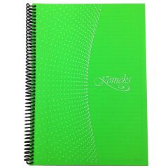 KOMEKS SPIRALLI DEFTER PP KAPK A4 144YP KARELI 139