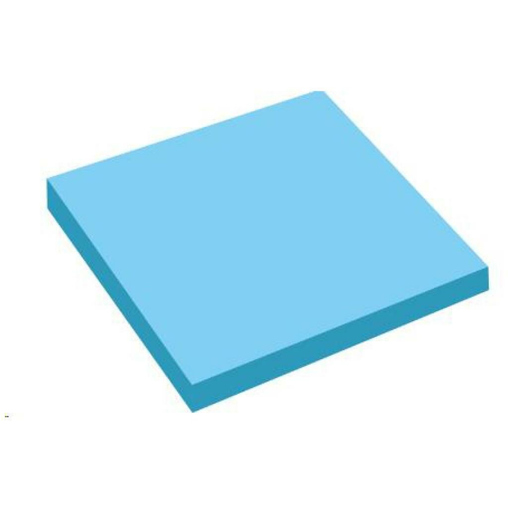 KRAF YAPISKANLI NOT KAGIDI 76X76 50 YP.SEFFAF MAVI