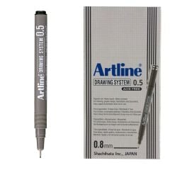 ARTLINE CIZIM KALEMI 005mm SIYAH 12LI KUTU (2305)