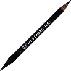 ZIG ART&GRAPHIC TWIN TUT-80 76 DARK BROWN