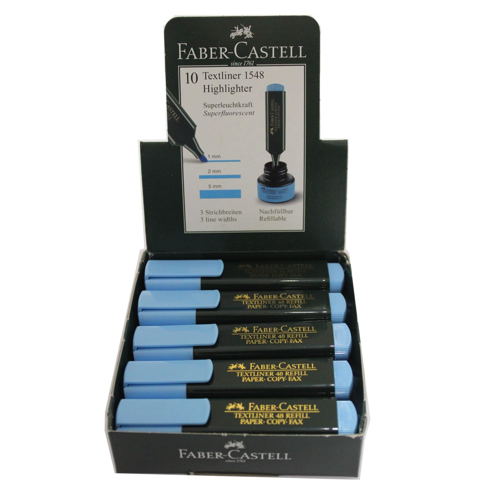 FABER FOSFORLU KALEM MAVI 10 LU (5030154851)