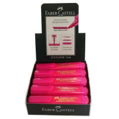 FABER FOSFORLU KALEM SEFFAF PEMBE 10 LU (154628)