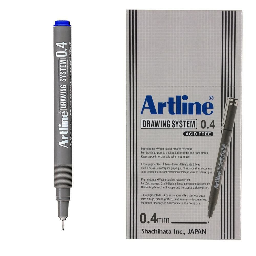 ARTLINE CIZIM KALEMI 04mm MAVI 12LI KUTU (234)