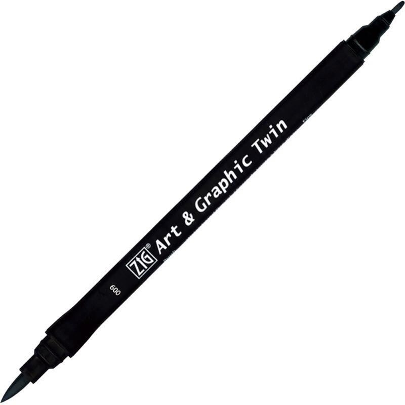 ZIG ART&GRAPHIC TWIN TUT-80 9 BLACK