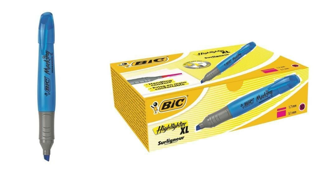 BIC FOSFORLU KALEM BRITE LINER XL MAVI 10LU KUTU