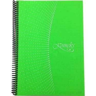 KOMEKS SPIRALLI DEFTER PP KAPAK A4 144YP CIZGILI