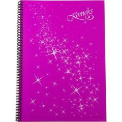 KOMEKS SPIRALLI DEFTER PP KAPAK A4 144YP CIZGILI