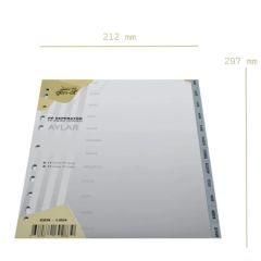 GEN-OF SEPERATOR PLASTIK A4 AYLAR OCAK-AR(GEN-1304