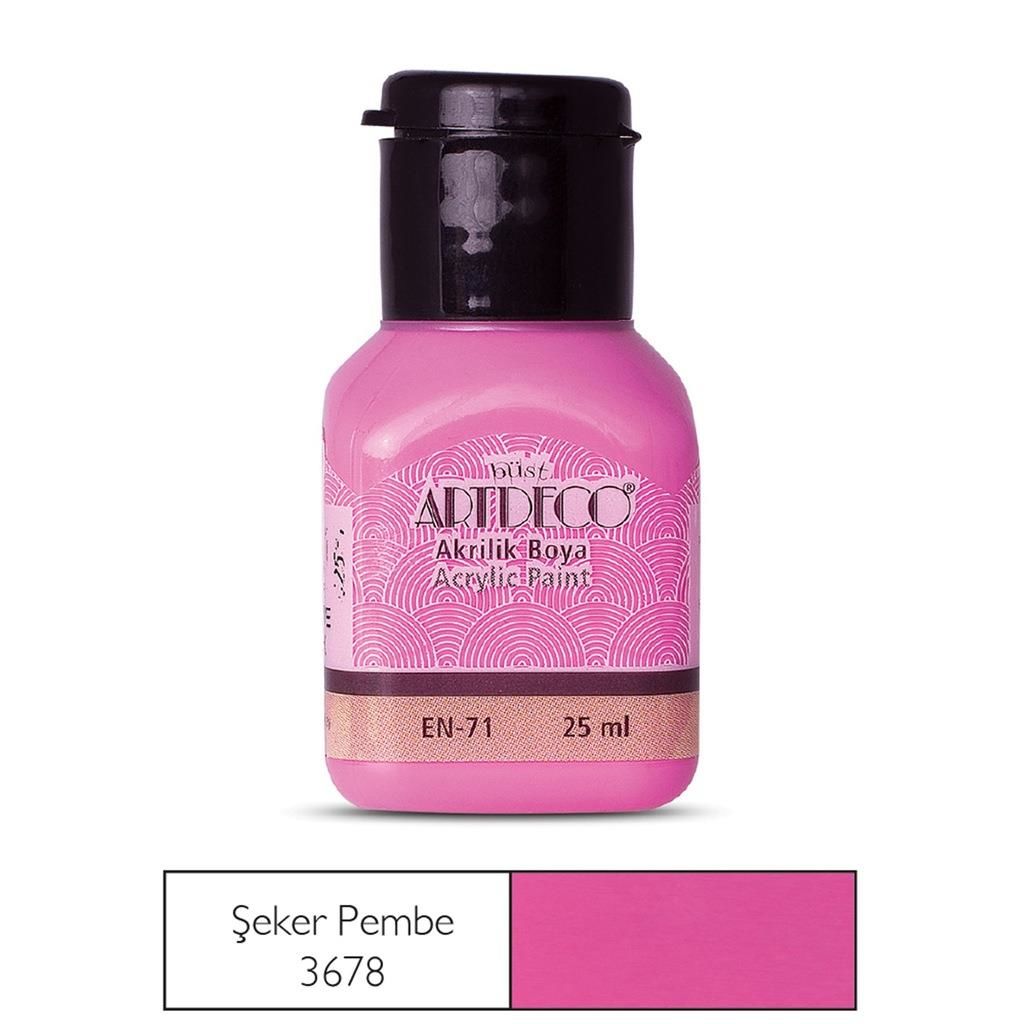 ARTDECO AKRILIK BOYA 25ML SEKER PEMBE (3678)