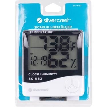 SILVERCREST SC-NS2 SICAKLIK NEM OLCER SAAT/ ALARM