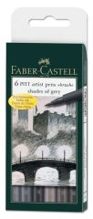 FABER CIZIM KALEMI PITT GRI TON 6 LI (5188167104)