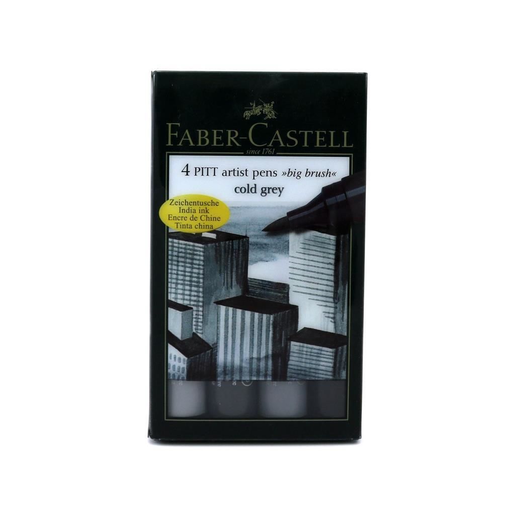 FABER CIZIM KALEMI PITT SOG.GRI 4 LU (5188167119)