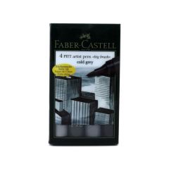 FABER CIZIM KALEMI PITT SOG.GRI 4 LU (5188167119)